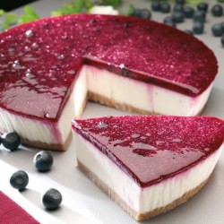 TARTA DE QUESO CON ARANDANOS